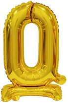 Balónek foliový narozeniny číslo 0 zlatý