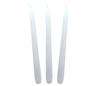 Svíčka bílá se stearinem 25 cm 1 ks 