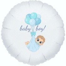 Baby boy kruh balónek
