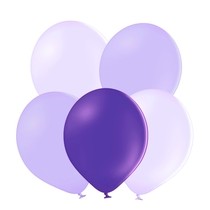Mix lavender a fialových balonků 5 kusů