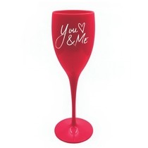 Plastové skleničky You&Me - dárek na valentýna 6 ks