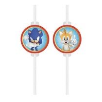 Sonic slámky na pití papírové 4 ks