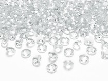 Diamanty průhledné 1,2cm 100ks 