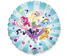 Balónek My little Pony kruh 43 cm