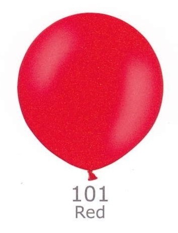 Obrie balóniky  - JUMBO - 001 RED