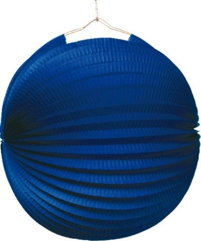 Lampión modrý 25 cm