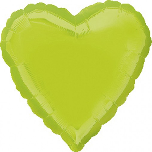 Balonek foliový srdce Kiwi Green