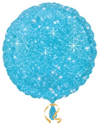 Balonek kruhy modrý - hvězdy 
