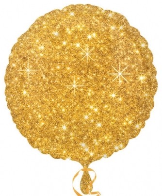 Balonek kruh zlatý - hvězdy