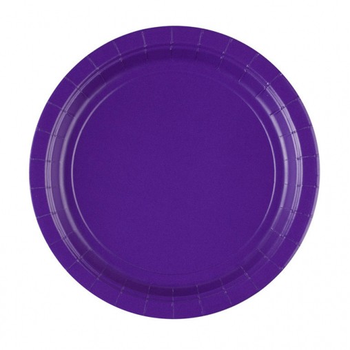 Talíře Purple 8ks 23 cm