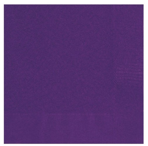 Ubrousky fialové 20 ks 2-vrstvé 25 cm x 25 cm