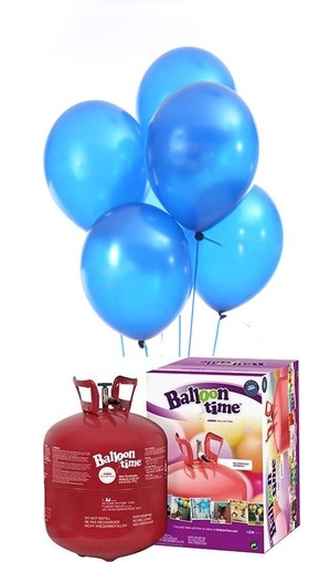 Helium Balloon time sada 50ks balónky Royal Blue