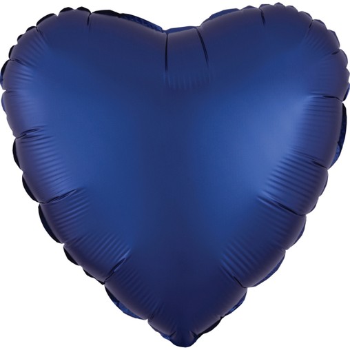 Balónek srdce modré 