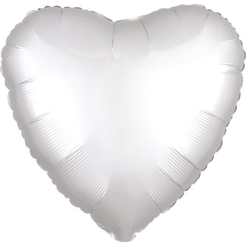 Balónek srdce bílé