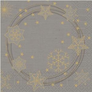 Ubrousky STAR SHINE GRANITE 20 ks 3-vrstvé, 33 cm x 33 cm 