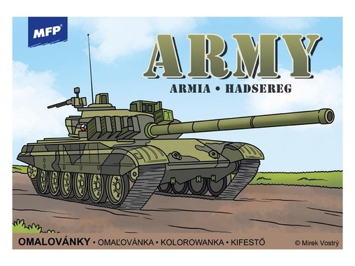 Omalovánky army A5