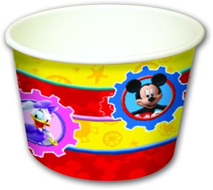 Mickey kelímek na zmrzlinu 8ks 200ml